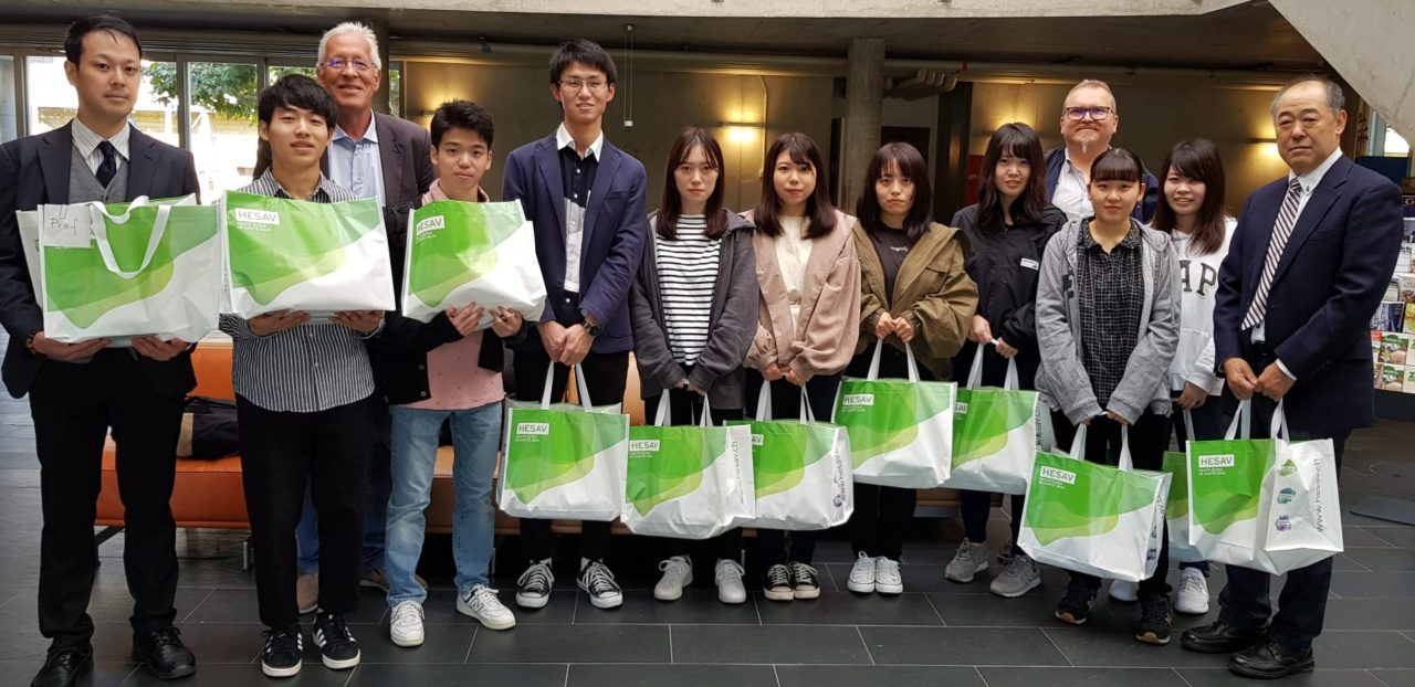 Intervision culturelle des pratiques d’imagerie médicale et de radioprotection 2019 HESAV accueille neuf étudiants venus du Japon