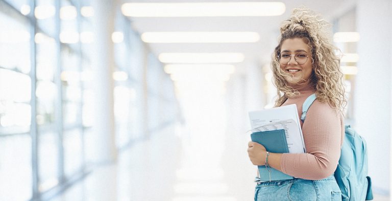 Etudiante à la séance d'information